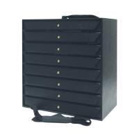 Jewelry storage organizer w/8 tray cases